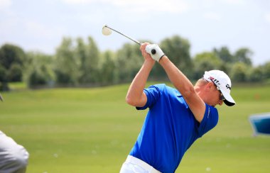 Paris, Fransa, 15 Temmuz 2012: Fransa Açık 2012 'de golfçü