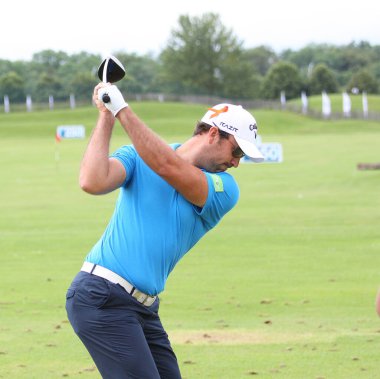 Paris, Fransa, 15 Temmuz 2012: Fransa Açık 2012 'de golfçü