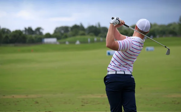 París Francia Julio 2012 Golfista Acción Abierto Francia 2012 — Foto de Stock