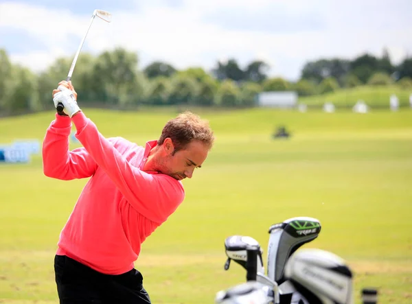 Parijs Frankrijk Juli 2012 Golfer Actie Franse Open 2012 — Stockfoto