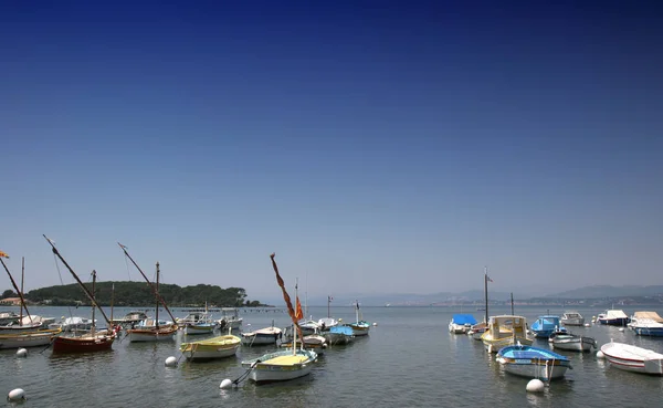 Lodě Přístavu Bandol Francouzská Riviéra Francie — Stock fotografie