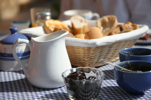 Завтрак Бандоле Французская Ривьера Франция — стоковое фото