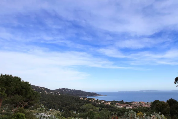 Landscape Lavandou French Riviera France — Stock Photo, Image