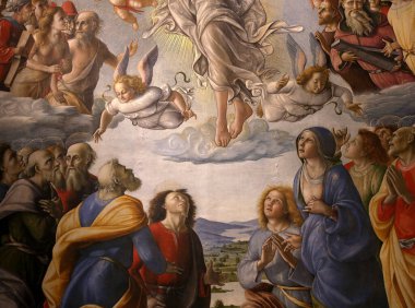 SIENA, ITALY, 14 Haziran 2016: Duomo, Siena Katedrali, Tusacny 'nin iç mimari ve mimari dekorları
