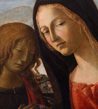 SIENA, ITALY, 14 Haziran 2016: Siena, Toskana 'nın Pinacoteca Nazialinin iç mimari dekorları