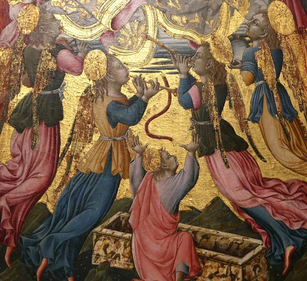 Siena Italia Kesäkuu 2016 Sienan Pinacoteca Nazionalen Sisätilat Arkkitehtoniset Koristeet — kuvapankkivalokuva