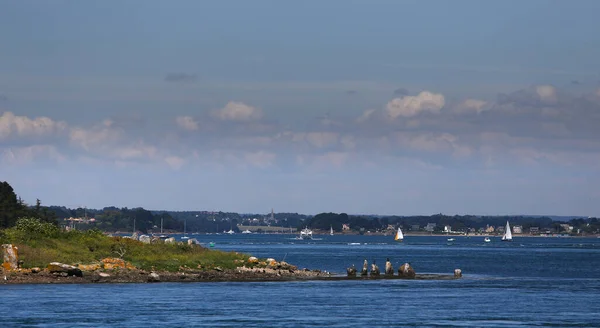 Küste Und Insel Golf Von Morbihan Bretagne Frankreich — Stockfoto