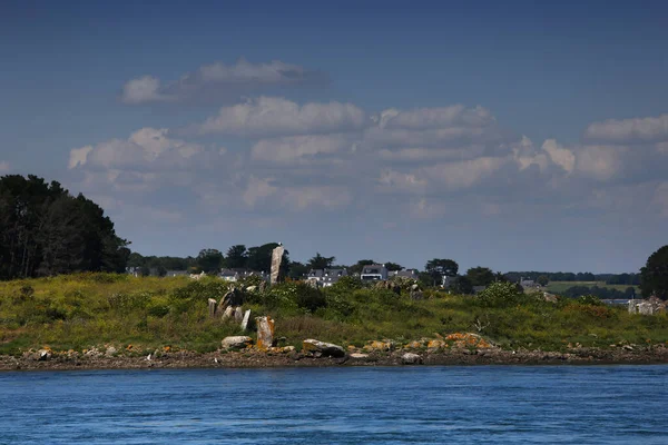 Küste Und Insel Golf Von Morbihan Bretagne Frankreich — Stockfoto