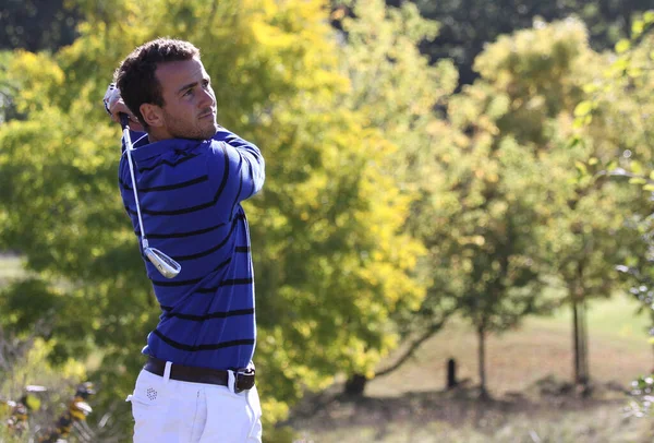 Corso Francia Settembre 2008 Golfista Azione Allo Stade Francais Aperto — Foto Stock