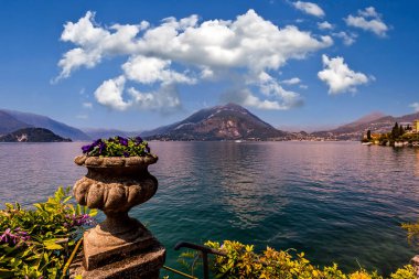 Como Gölü wiew, Bellagio yakınlarındaki, piedmonte, İtalya