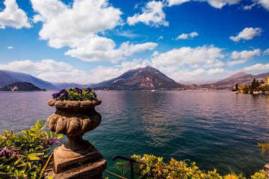 Como Gölü wiew, Bellagio yakınlarındaki, piedmonte, İtalya