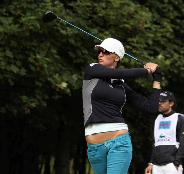 2010 Paris France September Lady Golfer Action French Open 2010 — 스톡 사진