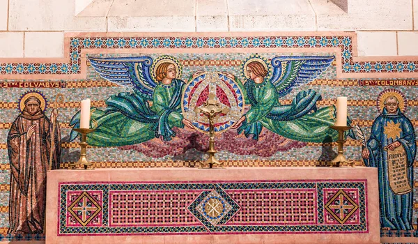 Chapelle Montligeon Orne France Mart 2022 Montligeon Bazilikası Leydimizin Dekorları — Stok fotoğraf