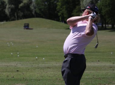 Paris, Fransa, Temmuz 04, 2010: Fransa Açık Tenis Turnuvası 'nda golfçü