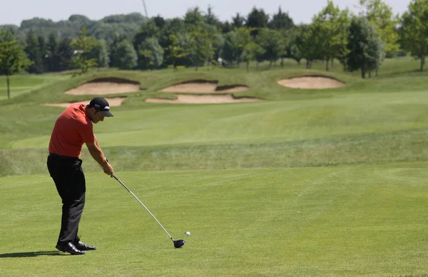 Courson Frankrijk September 2008 Golfer Actie Stade Francais Open 2008 — Stockfoto