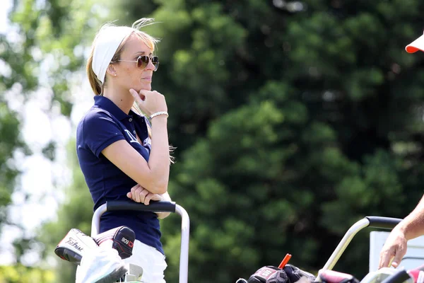 Courson Frankreich September 2008 Golfer Aktion Beim Stade Francais Open — Stockfoto