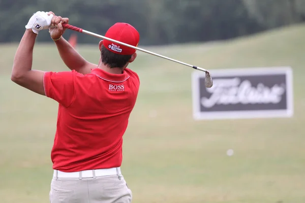 Paryż Francja Lipca 2010 Golfista Akcji Francuskim Otwartym 2010 — Zdjęcie stockowe