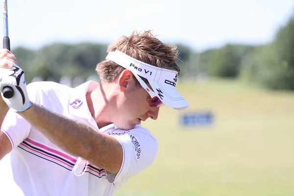 Paris France Juillet 2010 Golfeur Ian Poulter Action Open France — Photo