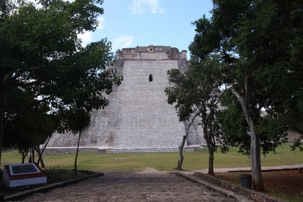 Uxmal Yucatan Mexico December 2011 Ruins Maya Temple Uxmal Yucatan — Stock Photo, Image