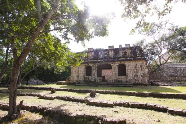 Uxmal Yucatan Mexico December 2011 Ruïnes Van Maya Tempel Uxmal — Stockfoto