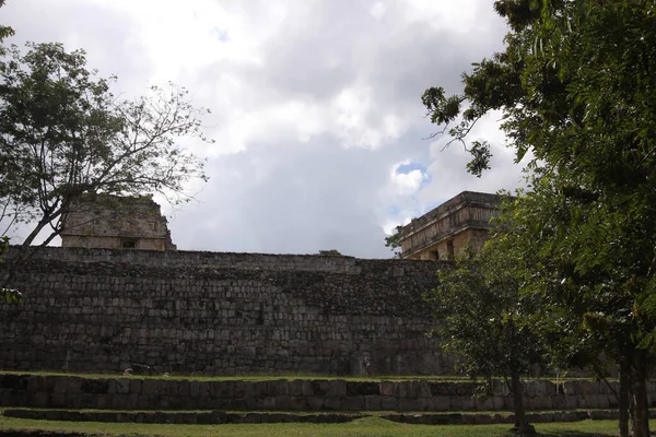 Uxmal Yucatan Mexico December 2011 Ruins Maya Temple Uxmal Yucatan — Stock Photo, Image