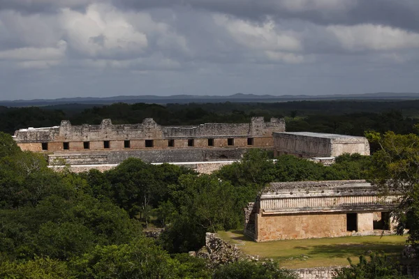 Uxmal Yucatan Mexico December 2011 Ruins Maya Temple Uxmal Yucatan — Stock Photo, Image