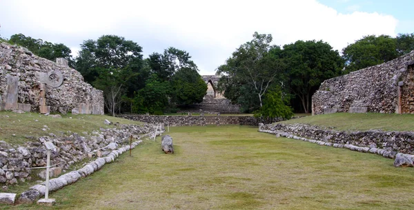 Uxmal Yucatan Mexico December 2011 Ruïnes Van Maya Tempel Uxmal — Stockfoto