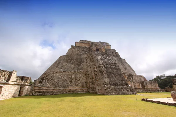 Uxmal Yucatan Mexico December 2011 Руїни Храму Майя Уксалі Юкатан — стокове фото