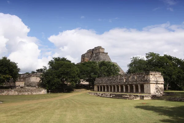 Uxmal Yucatán México Diciembre 2011 Ruinas Del Templo Maya Uxmal —  Fotos de Stock