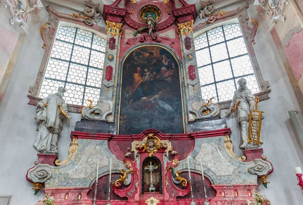 Birnau Bavaria Germany June 2022 Rococo Baroque Decors Birnau Basilica — Fotografia de Stock