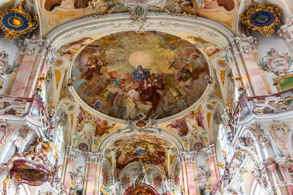 Birnau Bavaria Germany June 2022 Rococo Baroque Decors Birnau Basilica — Stock Fotó
