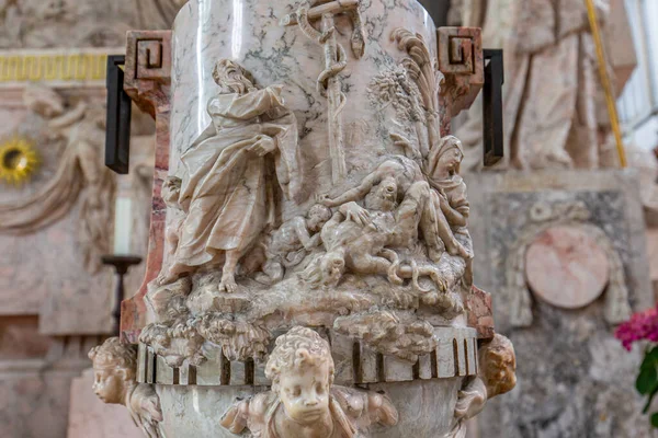 Salem Bavaria Germany June 2022 Marble Baroque Statues Various Anonymous — Stockfoto