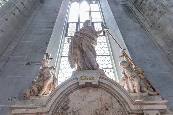 Салем Вария Германия Июнь 2022 Мраморные Барочные Статуи Различных Анонимных — стоковое фото