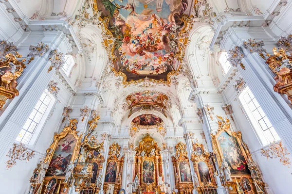 Diessen Bavaria Germany June 2022 Rococo Baroque Decors Diessen Marienmunster — Stock Fotó