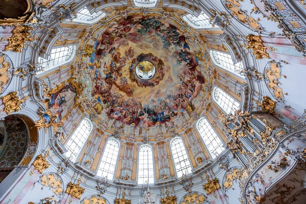 Ettal Bavaria Germany May 2022 Rococo Baroque Decors Ettal Abbey — стокове фото