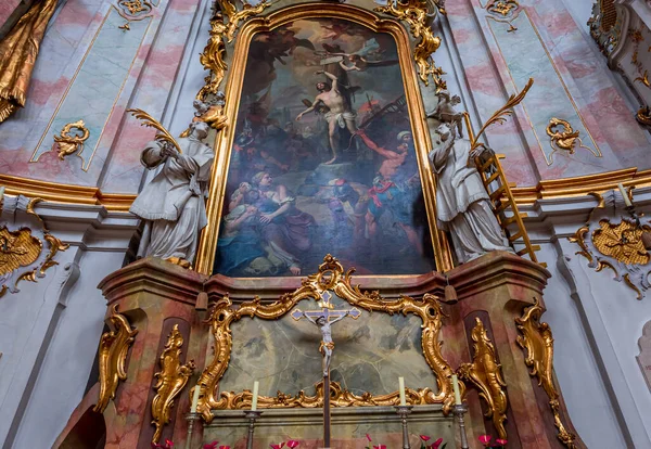 Ettal Bavaria Germany May 2022 Rococo Baroque Decors Ettal Abbey — 스톡 사진