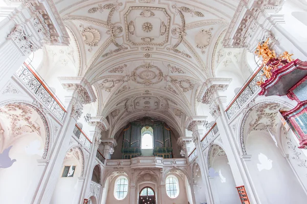 Friedrichshafen Bavaria Germany June 2022 Interiors Frescoes Architectural Decors Christ — Fotografia de Stock