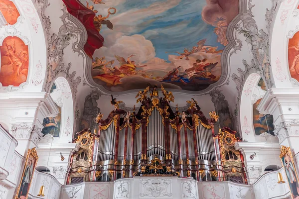 Lindau Bavaria Germany June 2022 Rococo Baroque Decors Lindau Abbey — Stock Fotó