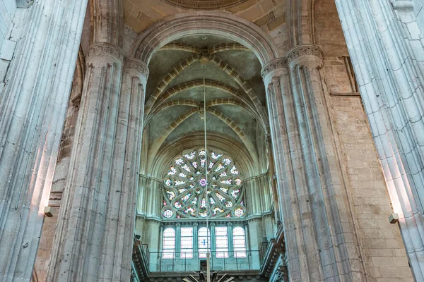 Les Andelys France April 2022 Interiors Architectural Details Our Lady — Stockfoto