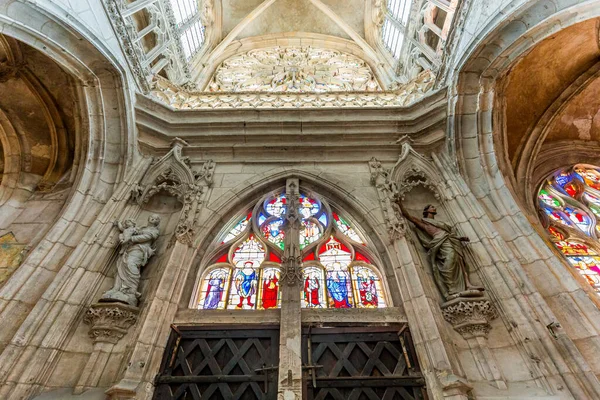 Les Andelys France April 2022 Interiors Architectural Details Our Lady — Foto de Stock