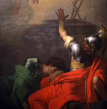 Paris, Fransa, 04 Nisan 2017: iç dekor saint-louis enl'ile Kilisesi, 04 Nisan 2017, Paris, Fransa