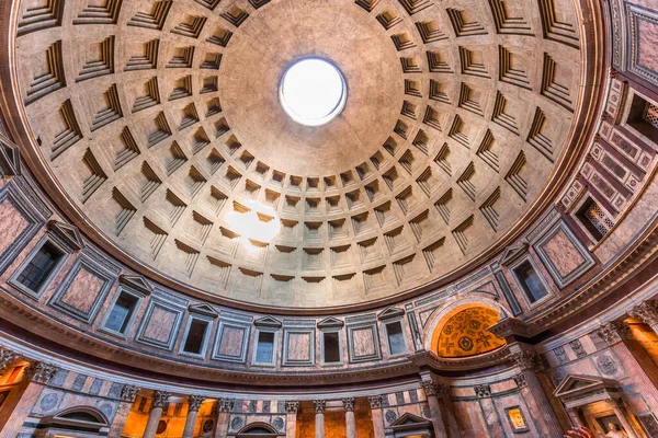 Roma Italia Junio 2015 Interiores Detalles Arquitectónicos Del Panteón Junio — Foto de Stock
