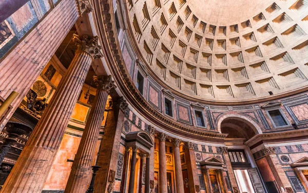Rome Italy June 2015 Interiors Architectural Details Pantheon June 2015 — Stock Photo, Image