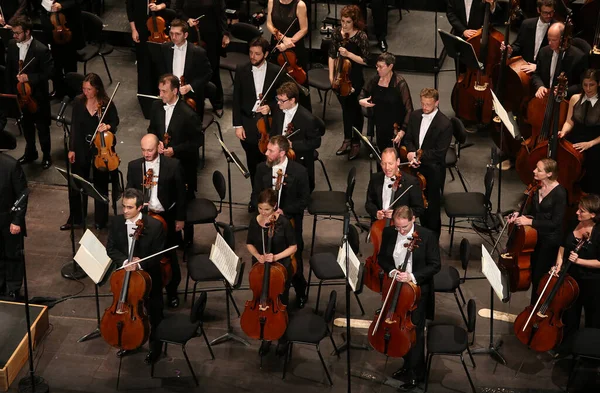 París Francia Mayo 2015 Orquesta Nacional Francia Durante Concierto Anna — Foto de Stock