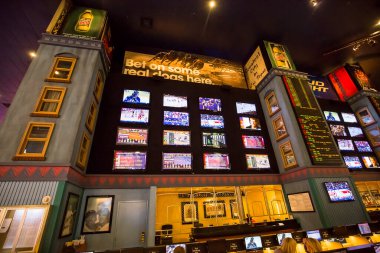 LAS VEGAS, NEVADA - APRIL 08, 2015 : on the Strip, Las Vegas boulevard, april 08, 2015, in Las Vegas, Nevada, united states