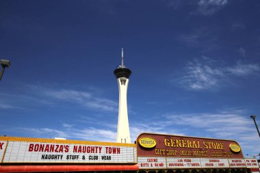 LAS VEGAS, NEVADA - APRIL 08, 2015 : on the Strip, Las Vegas boulevard, april 08, 2015, in Las Vegas, Nevada, united states