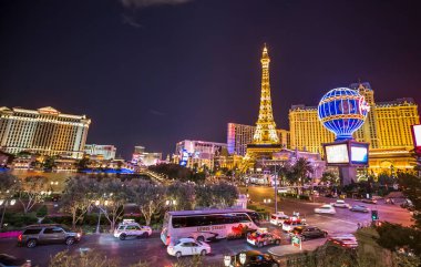 LAS VEGAS, NEVADA - APRIL 08, 2015 : on the Strip, Las Vegas boulevard, april 08, 2015, in Las Vegas, Nevada, united states