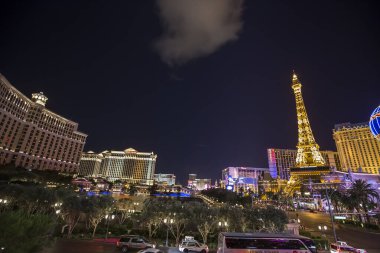 LAS VEGAS, NEVADA - APRIL 08, 2015 : on the Strip, Las Vegas boulevard, april 08, 2015, in Las Vegas, Nevada, united states