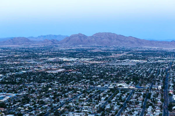 Лас Вегас Невада Апреля 2015 Года Воздушный Вид Город Здания — стоковое фото