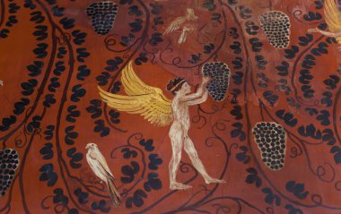 BEAULIEU SUR MUR FRANCE 24, 2013, Villa Kerylos in Beaulieu sur Mer, Fransız arkeolog Theodore Reinach tarafından 1900 'lerin başında inşa edilmiş bir Yunan stili mülktür.,,